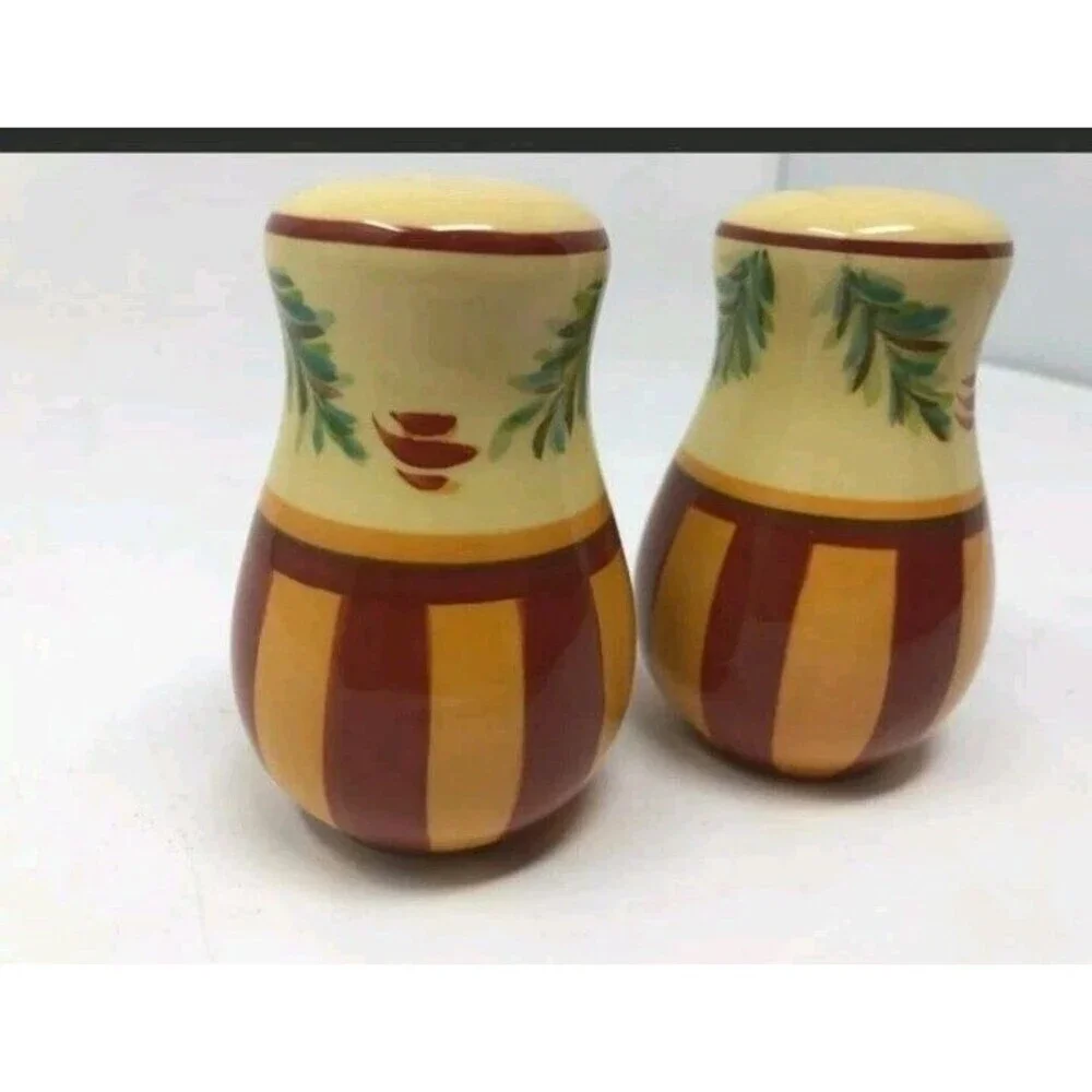 Southern Living At Home Gail Pittman Siena  Salt And Pepper Shakers